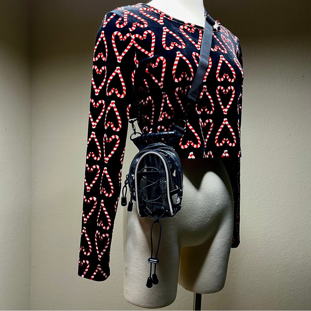 Clear Plastic Transparent Mini Backpack Small Pur… - image 2